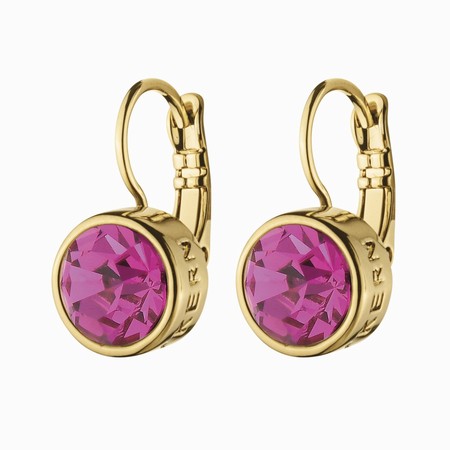 Dyrberg Kern Louise Gold Earrings - Pink